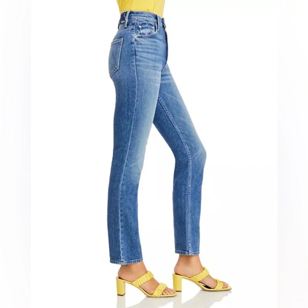 MOTHER Superior High Waisted Rider Skimp Jeans in Cowboys Don't Cry Size 30 New - Picture 6 of 13